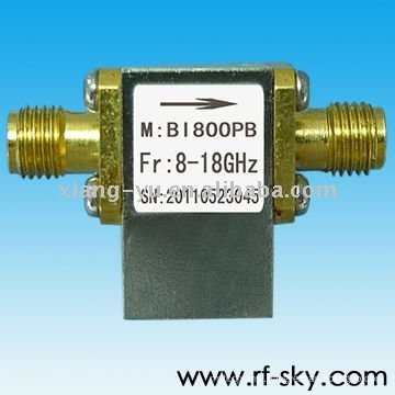 BI800PB_8-18G high quality 8-18GHz RF Broadband Isolator SMA/N connector